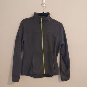 Old Navy Women's (Size M) Dark Olive Fleece Zip Up